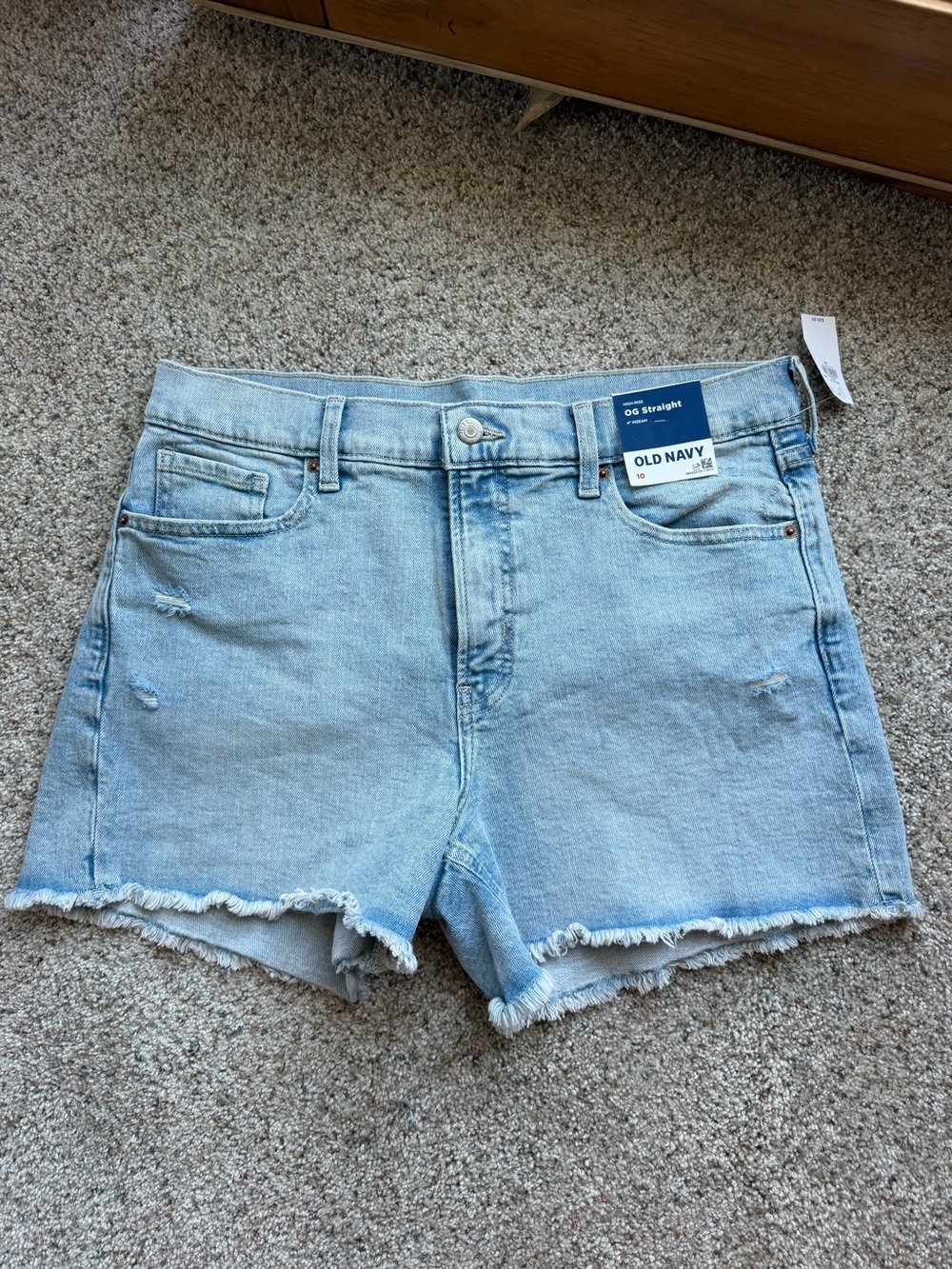 Old Navy Light Blue Denim Cutoff Shorts